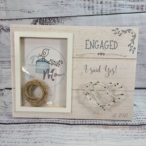 Wedding Frames ENGAGED I Said Yes est. 2021 NEW